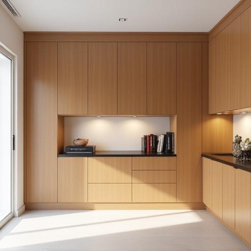 Moderne modulære skabe i hjemmet