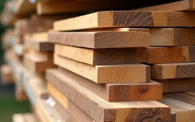 Smukke ubehandlede træmaterialer